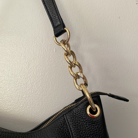 Michael Kors Black Leather Shoulder Bag - Picture 3 of 16